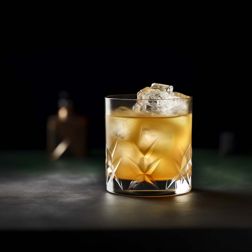 Ein Frangelico Sour Cocktail.