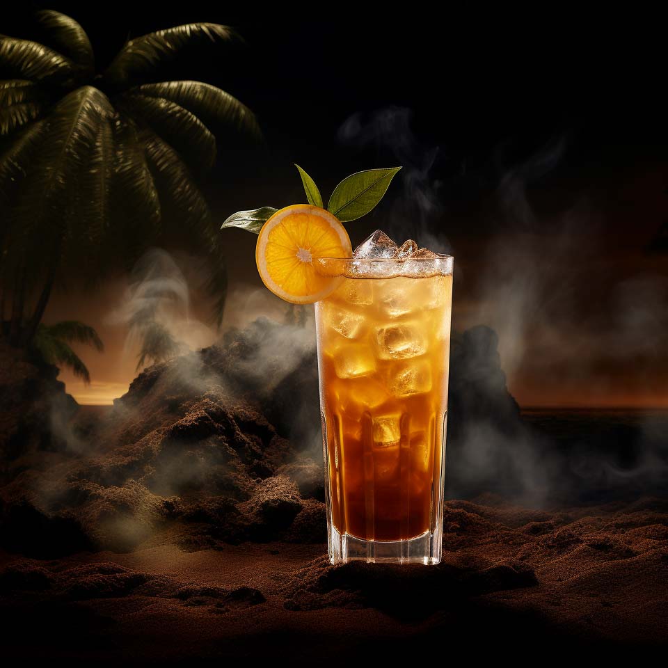 Ein Arnold Palmer Cocktail auf einem postapokalyptischem Golfplatz.