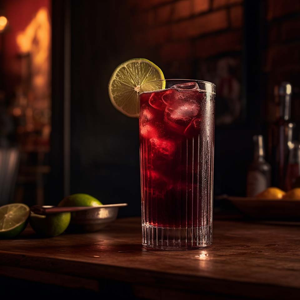 Ein Calimocho aus Rotwein und Cola.