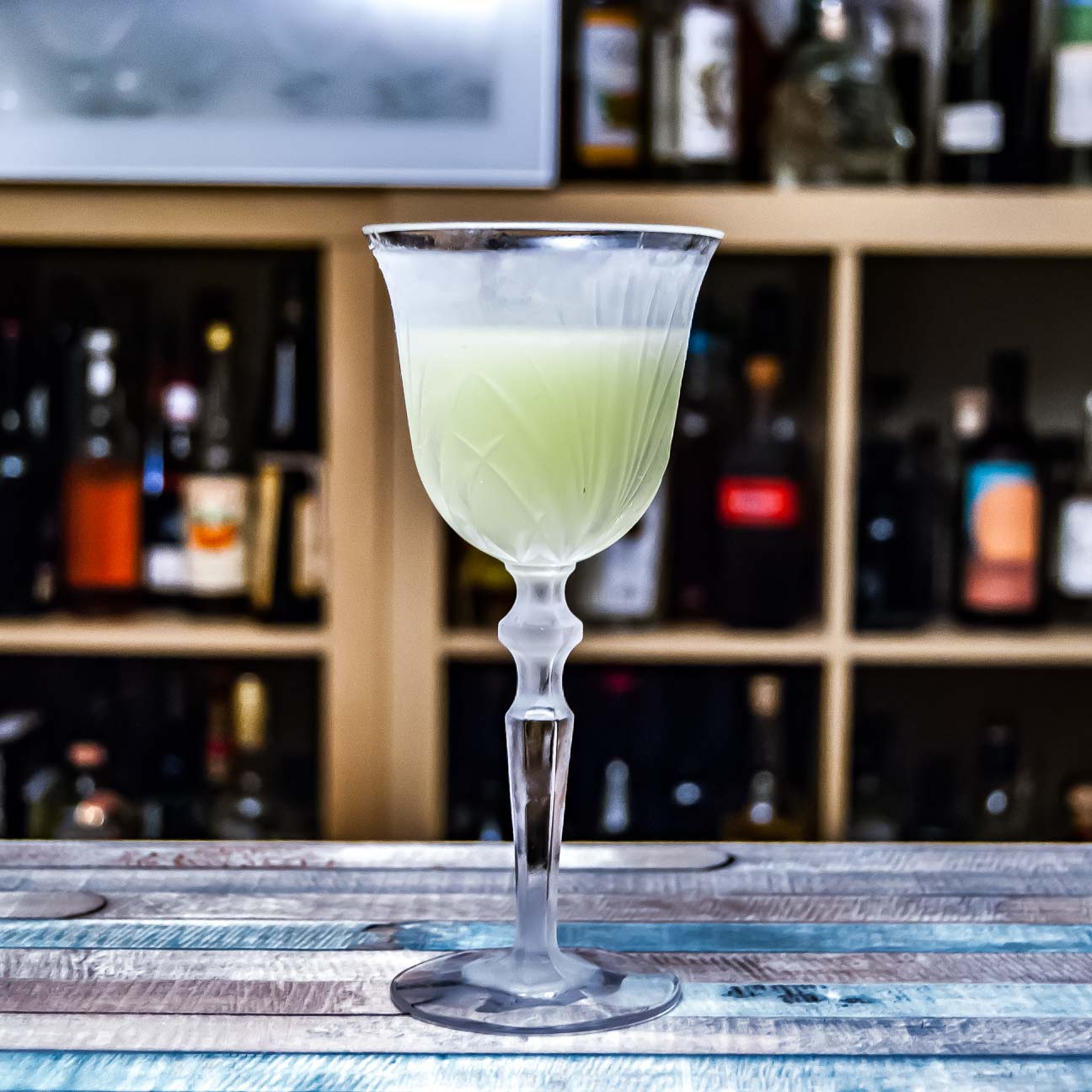 Der Last Word ist ein klassischer Cocktail mit Gin, Maraschino, Chartreuse und Limettensaft.