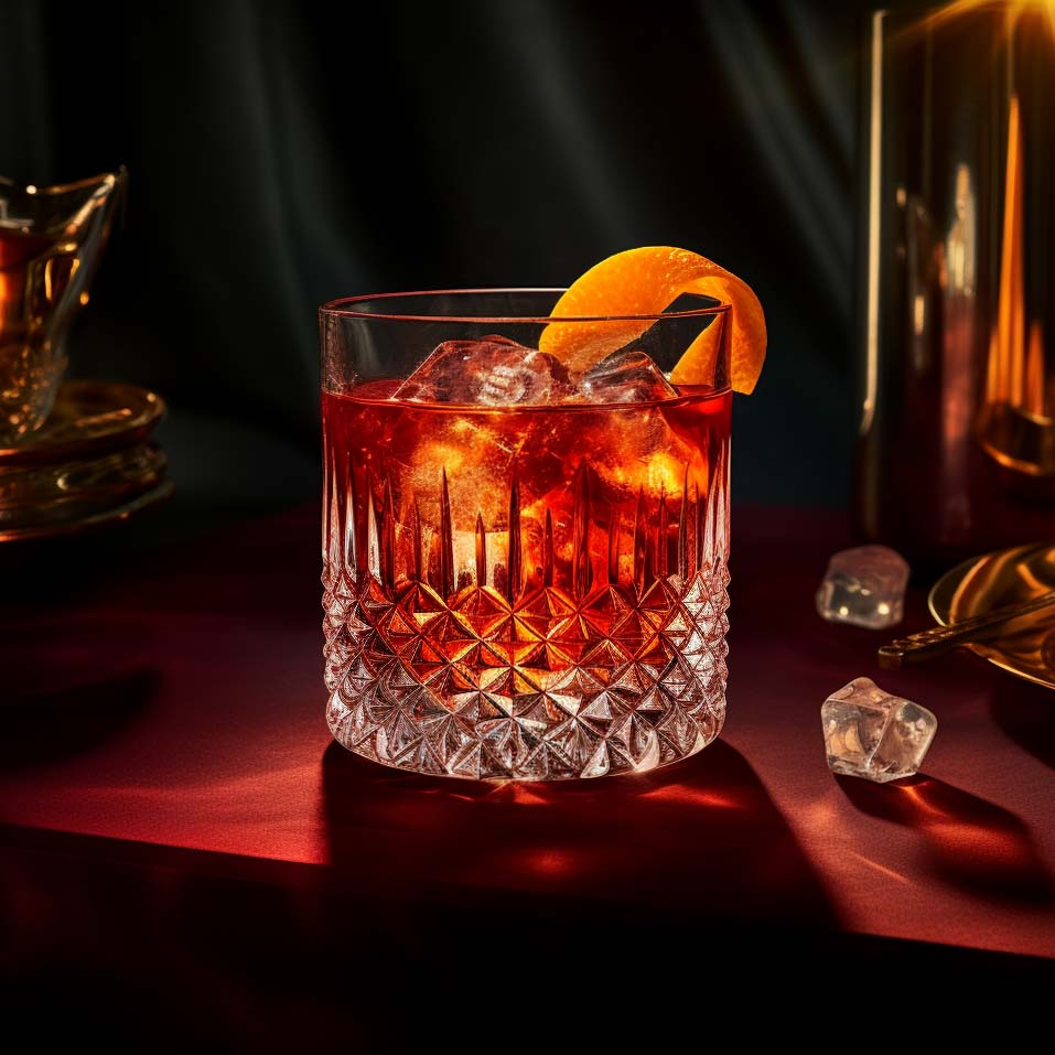 Ein Negroni Sbagliato Cocktail - der "falsche" Negroni.