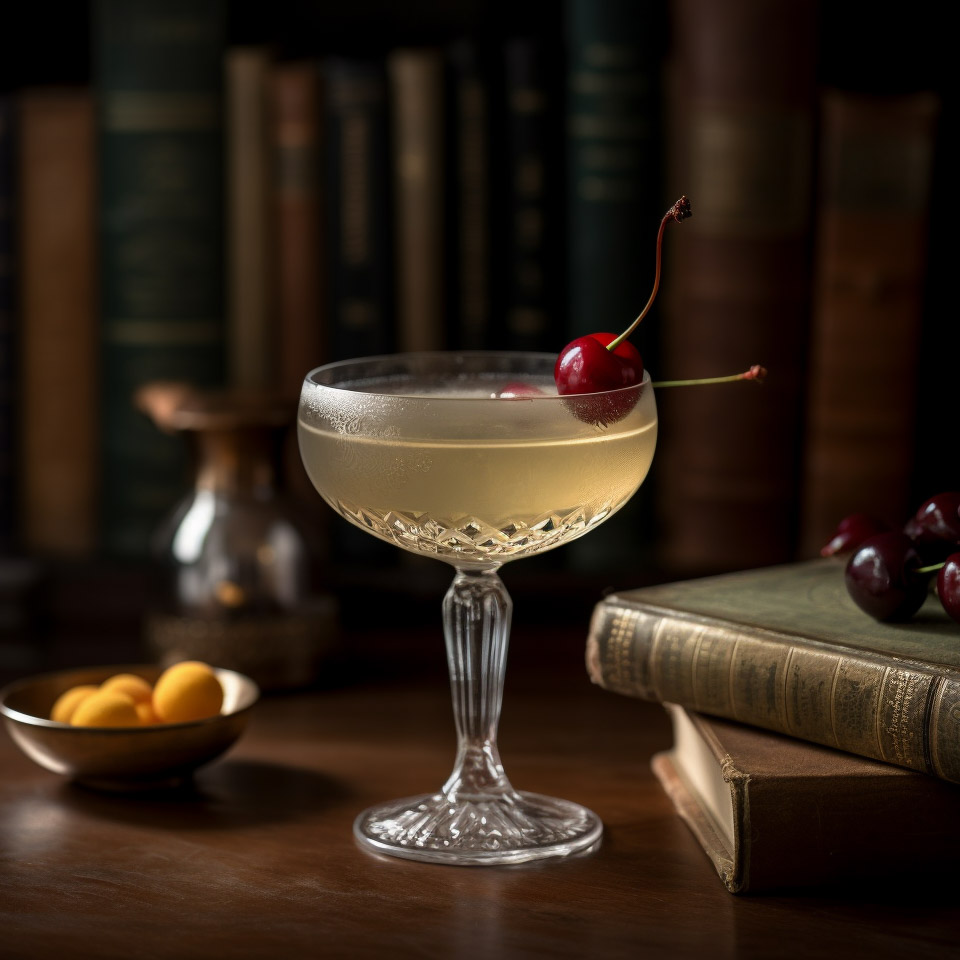 Ein Corpse Reviver No 2 aus Gin, Americano, Zitronensaft und Cointreau.