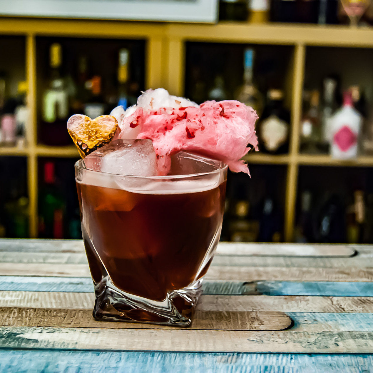 Der Barbapapa - ein Cognac-Drink für die Candybar!