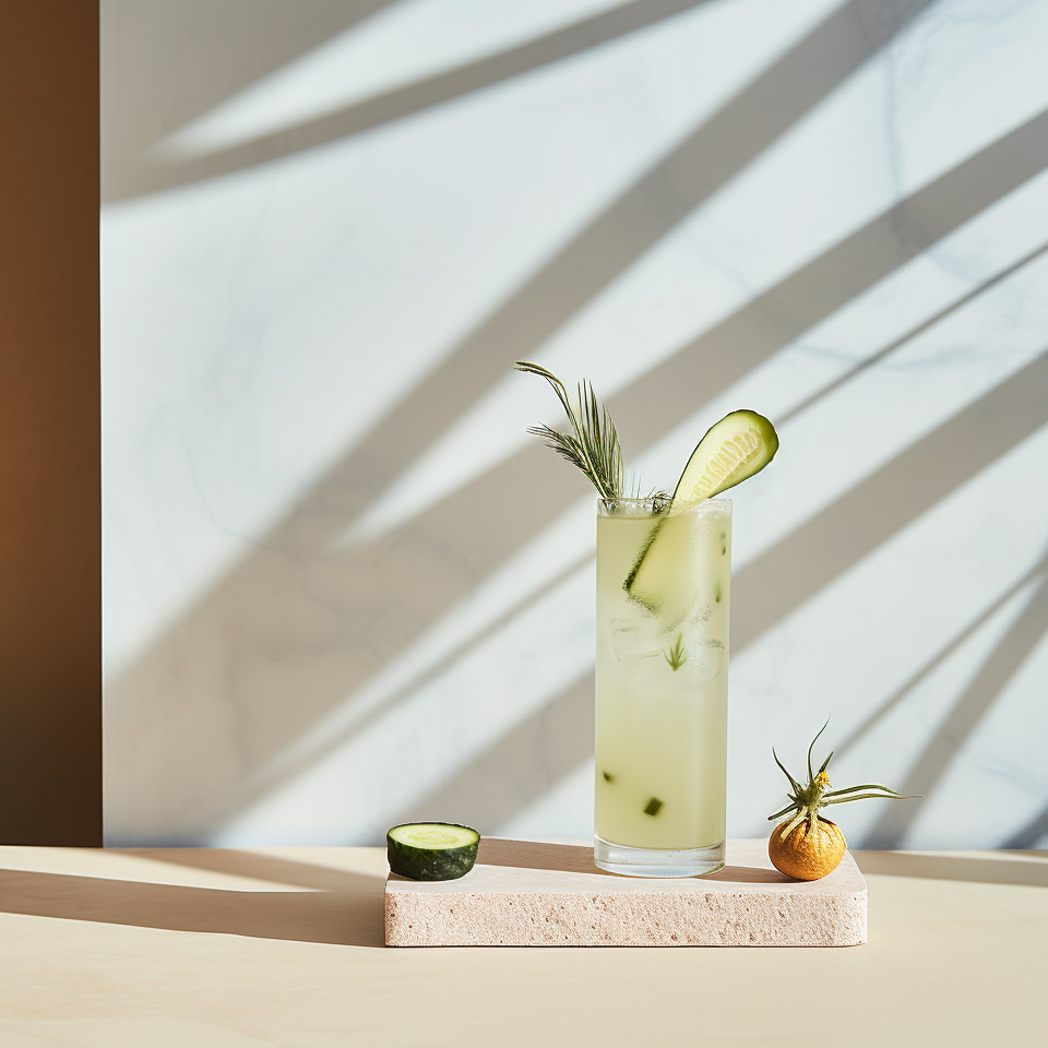 Der Le Gurk Cocktail ist Sommer im Glas. Da kann jeder schnöde G&T einpacken.
