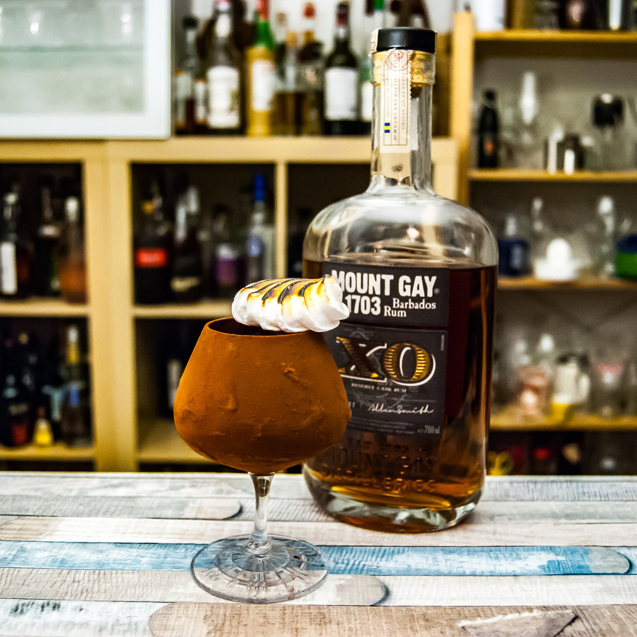 Mount Gay XO Rum im Sweet Side of the Mountain Cocktail.