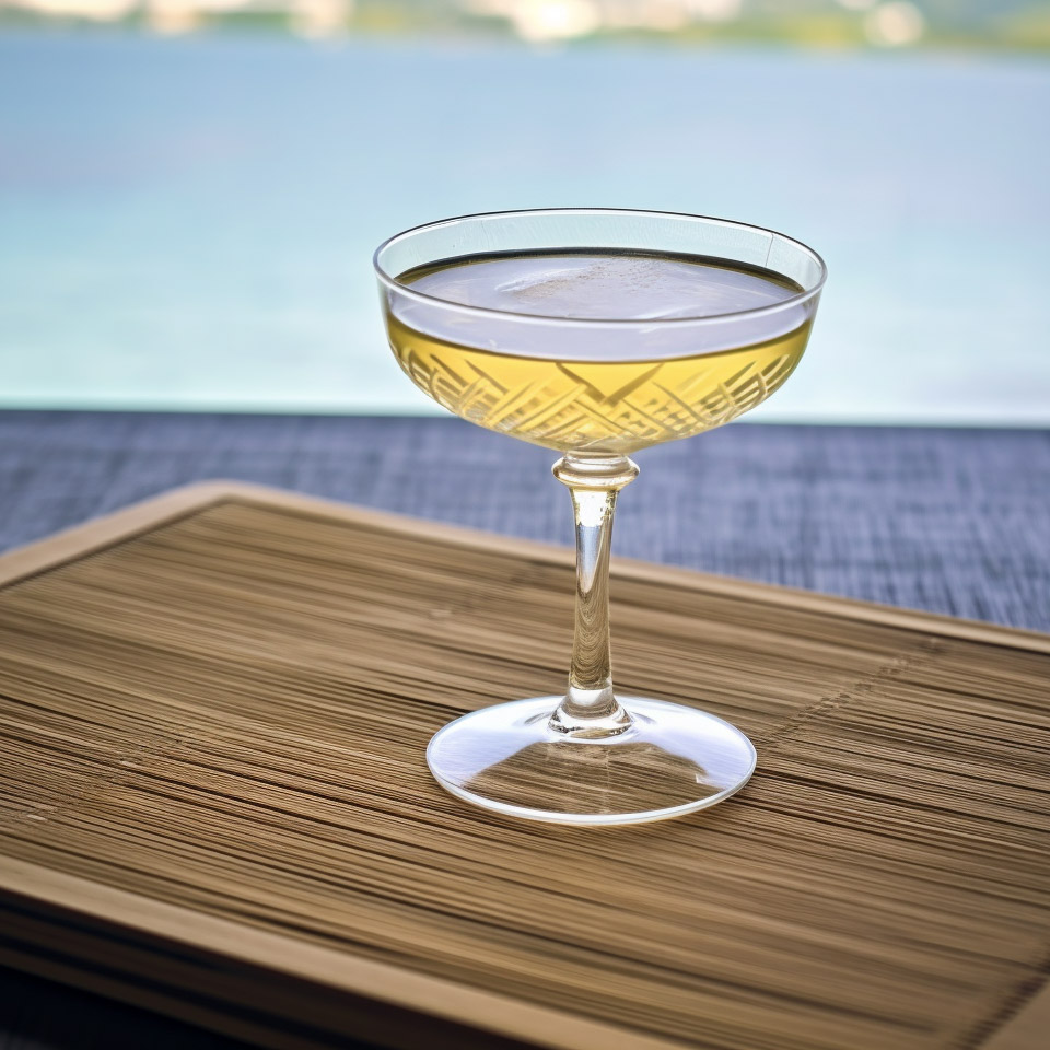 Ein Pluma Quasi Lux Cocktail (Light as a Feather).