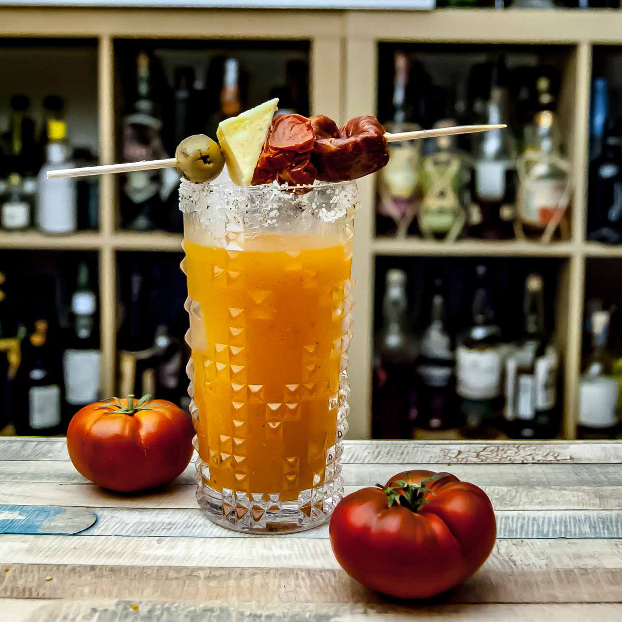 Der Red Snapper Cocktail ist eine Bloody Mary mit Stil.