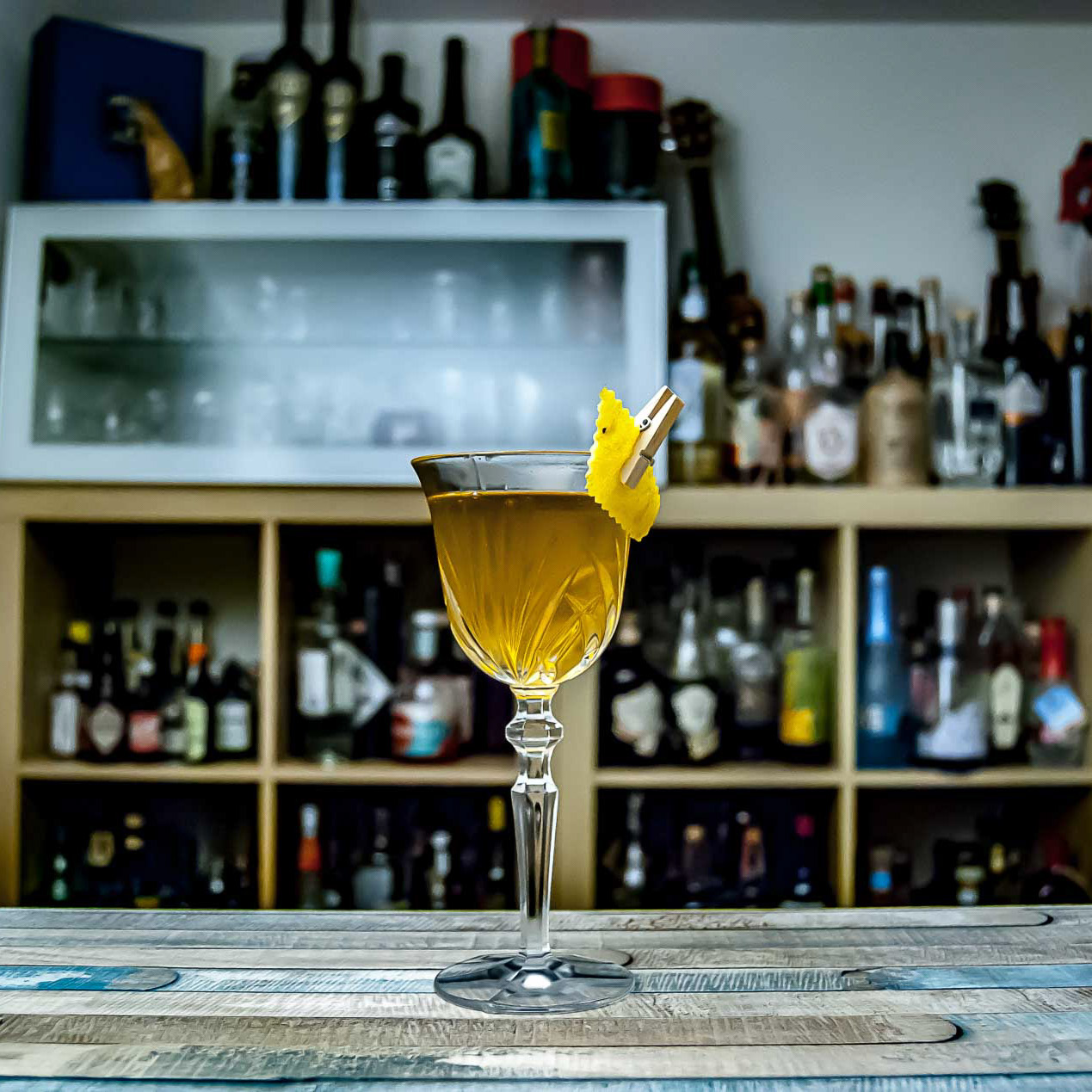 Purgatory Cocktail - Rye trifft Chartreuse trifft Bénédictine.
