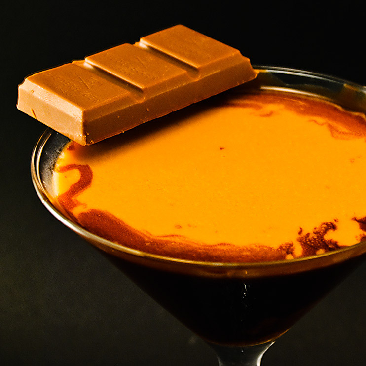 Der Chocolate Martini ist nicht wirklich süß - aber immerhin weniger trocken als ein Löffel Kakaopulver.
