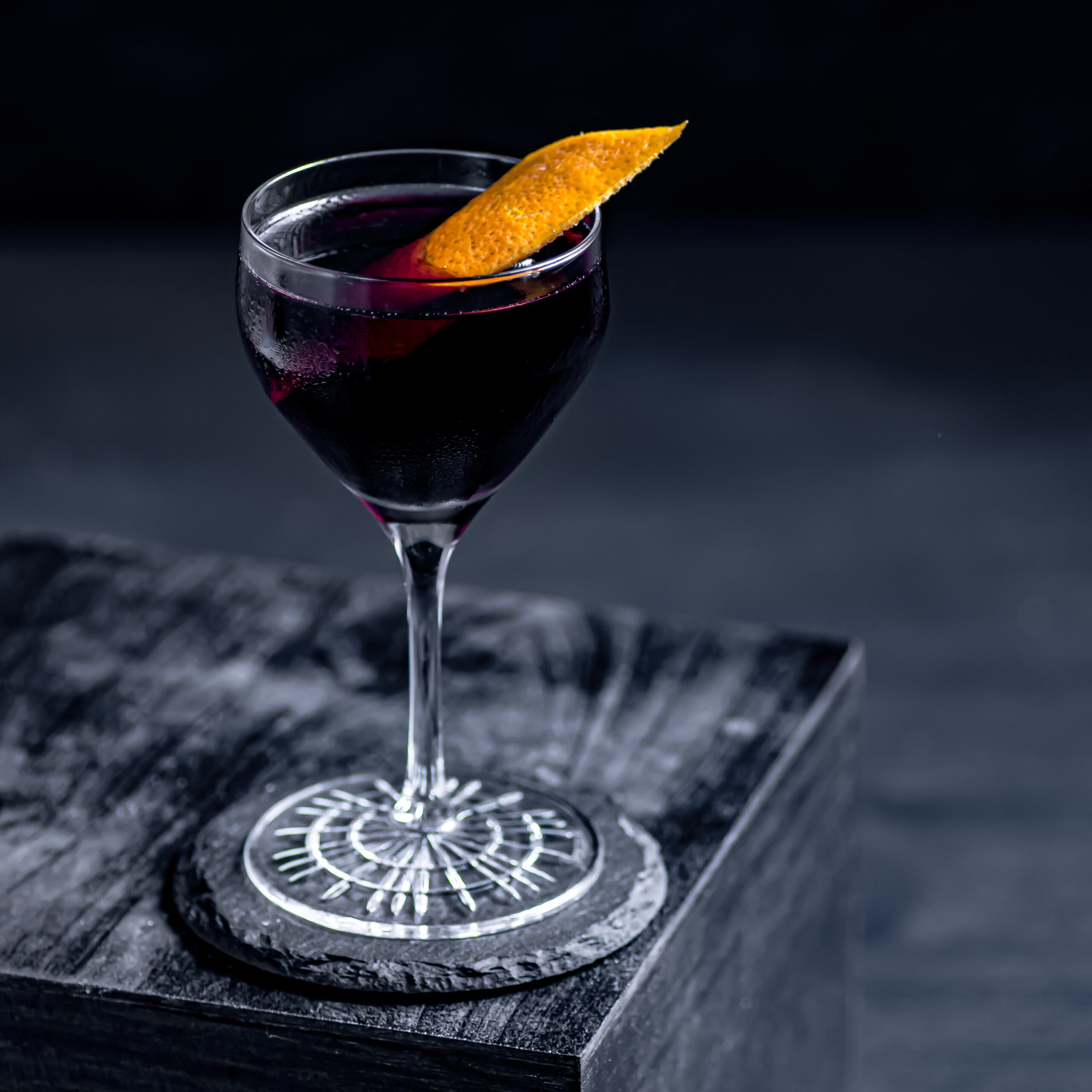 Ein Rum & Port aus gereiftem Rum und Reserve-Portwein.