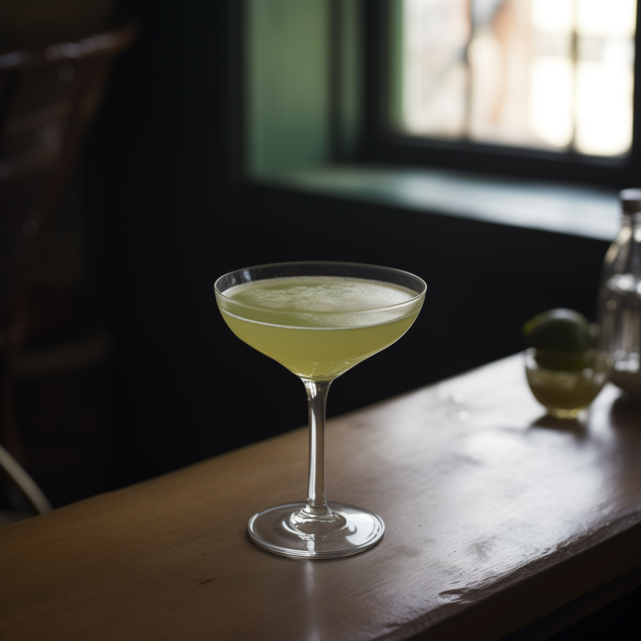 Ein Last Word Mezcal mit Mezcal, Chartreuse, Maraschino und Limettensaft.