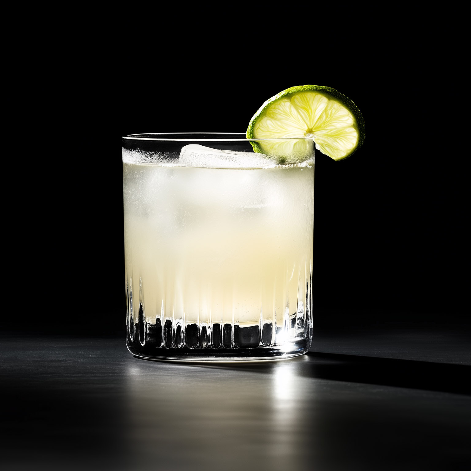 Ein Apium Cocktail - ein Mezcal Sour mit Celery Bitters.