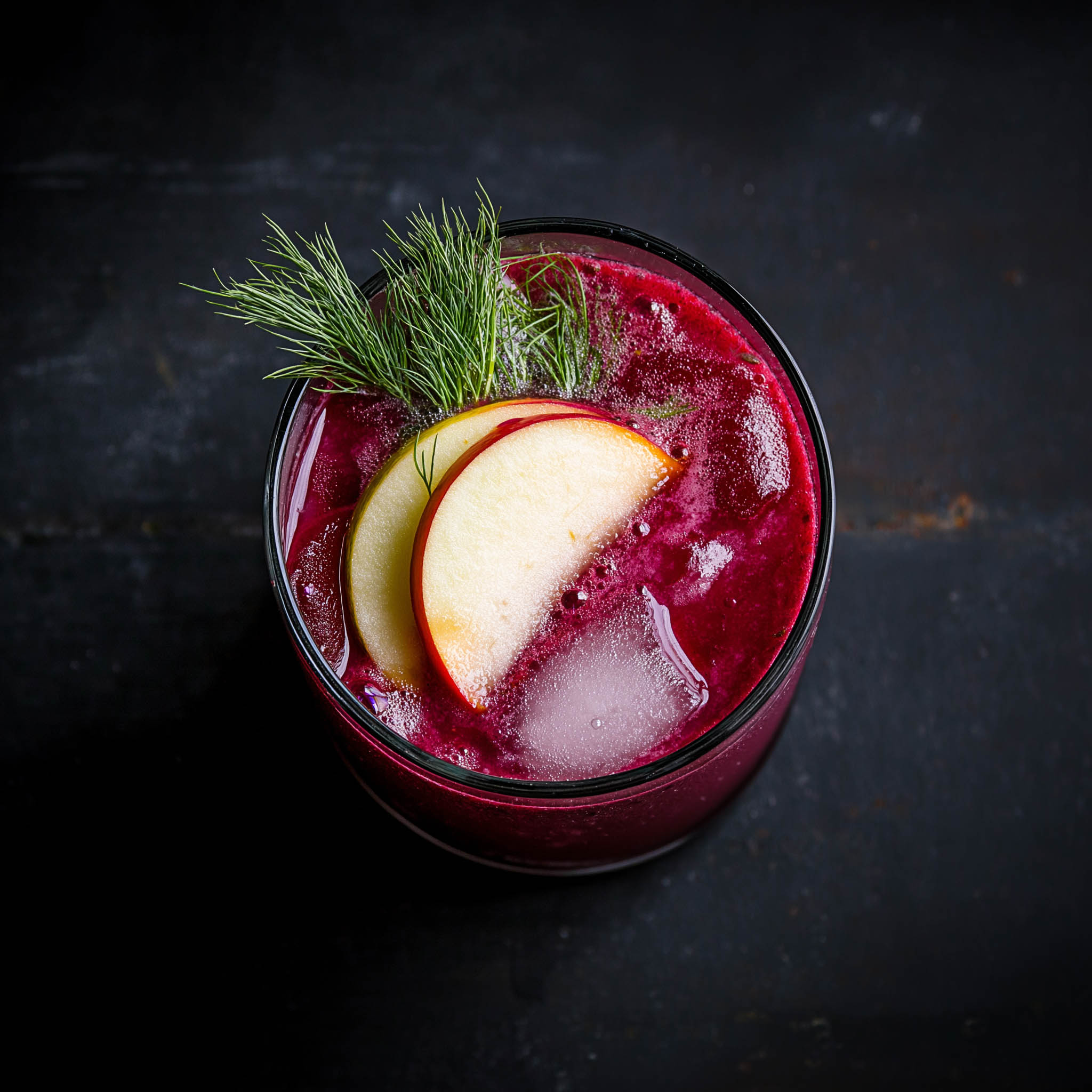 Ein Botanik Blush Cocktail mit DILD Akvavit.