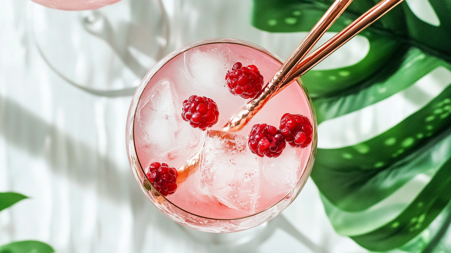 Ein Lillet Wild Berry aus Lillet Blanc und Schweppes Russian Wild Berry.