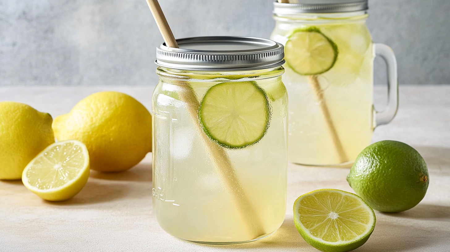 Eine Lynchburg Lemonade mit Whiskey, Triple Sec, Zitronensaft und Sprite.
