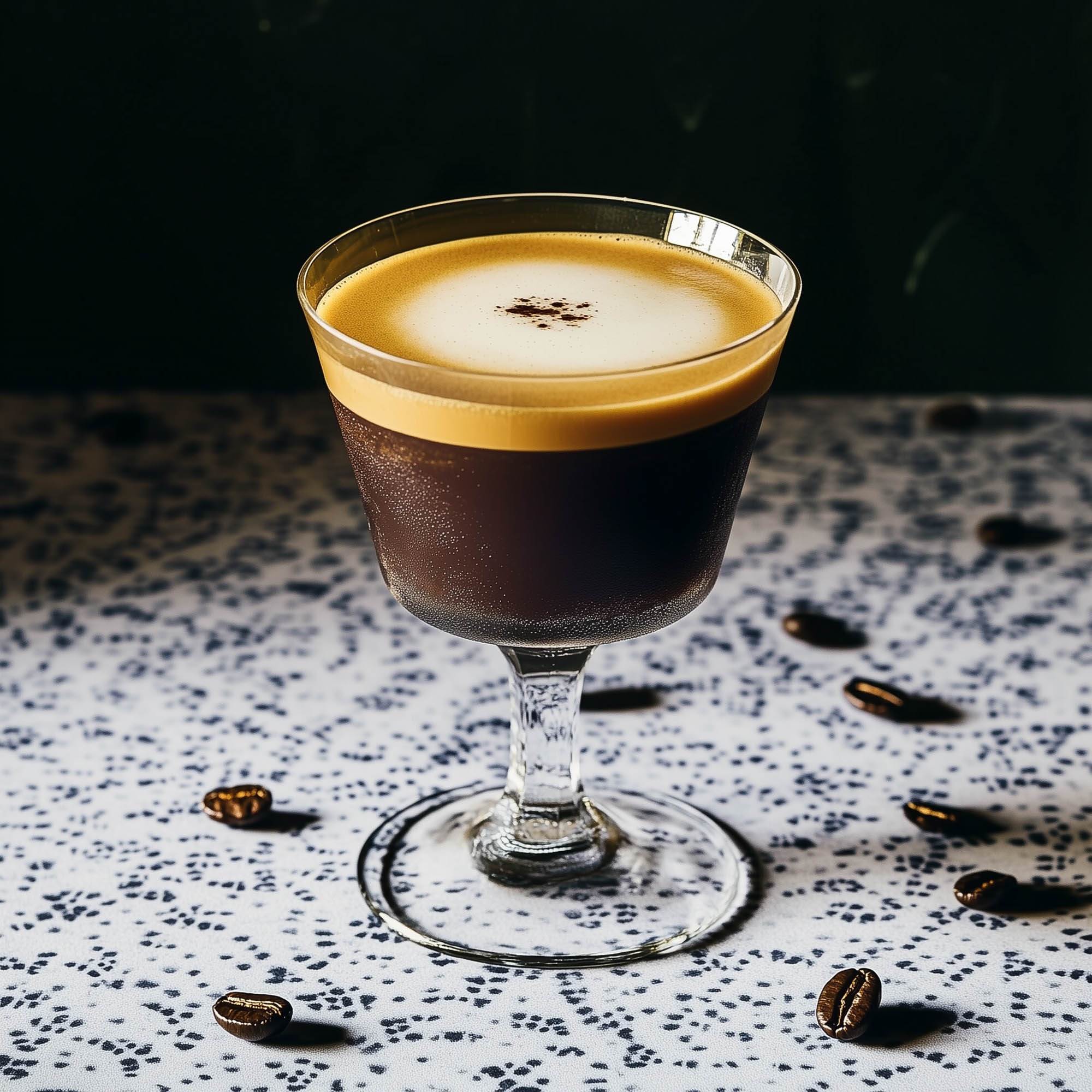 Ein Carajillo Cocktail nach Art eines Espresso Martini.