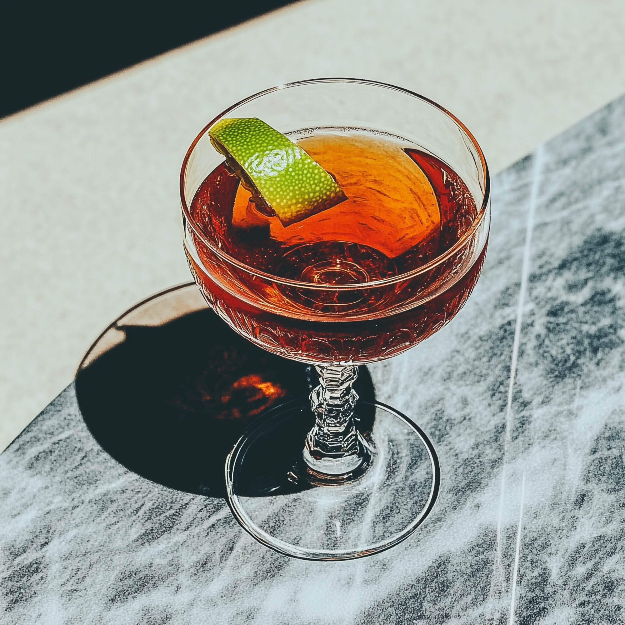 Ein El Rey Cocktail an einem schönen Sommertag.