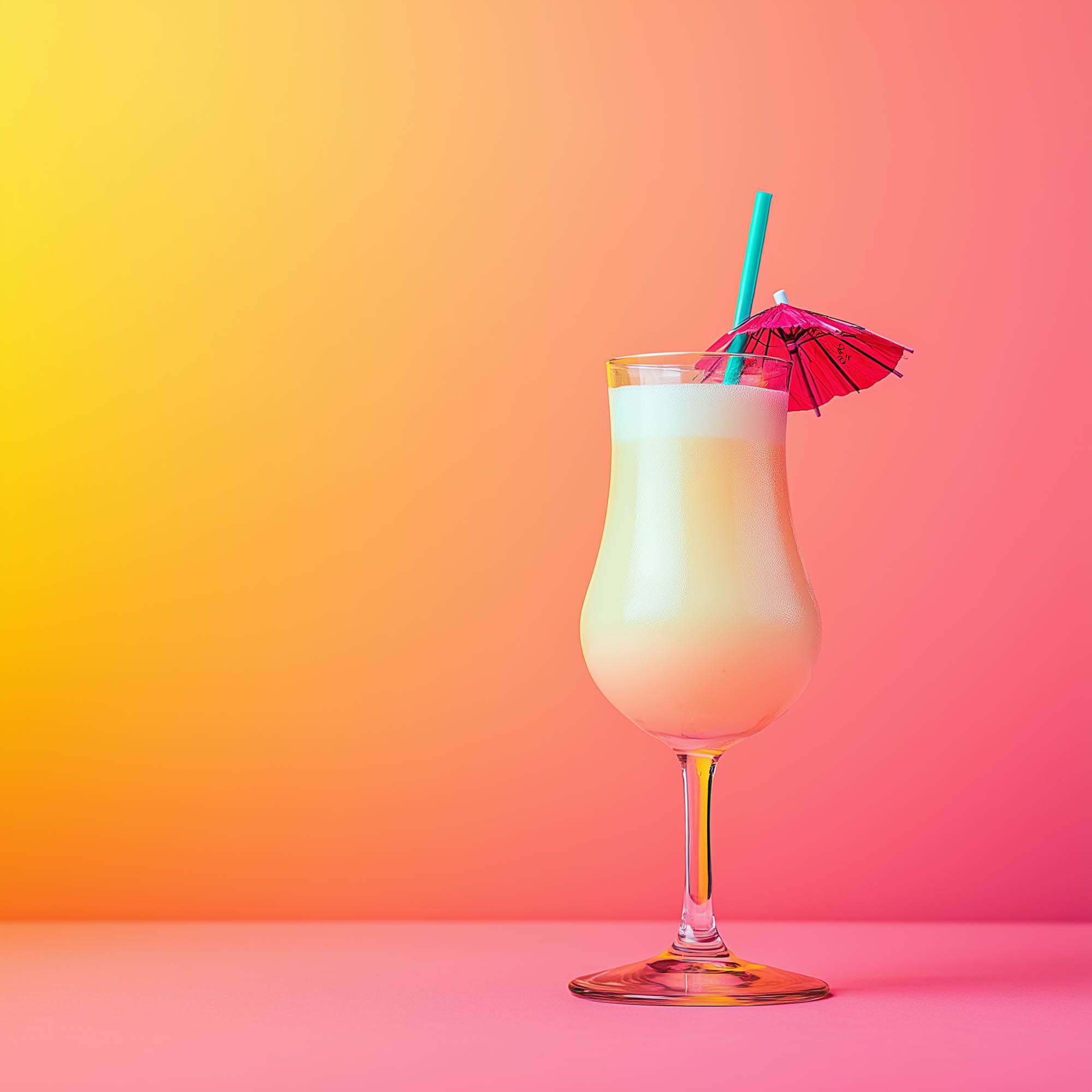 Ein Screaming Orgasm Cocktail, garniert mit einem Schirmchen.