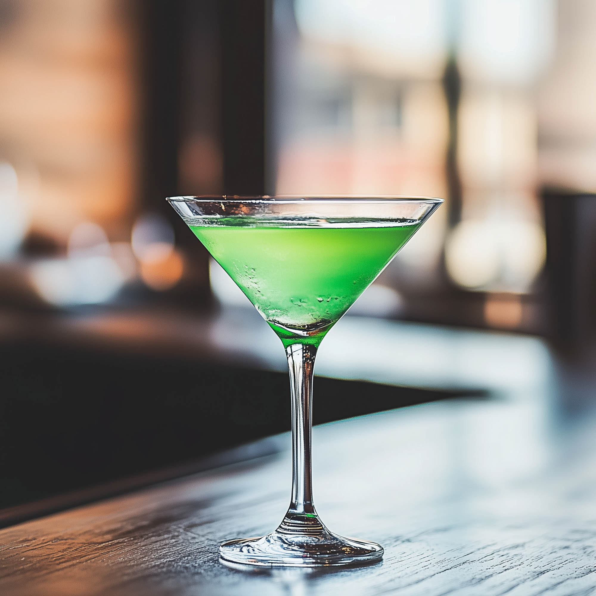 Ein Shamrock Cocktail - schmeckt auch an anderen Tagen als St. Patrick's Day.