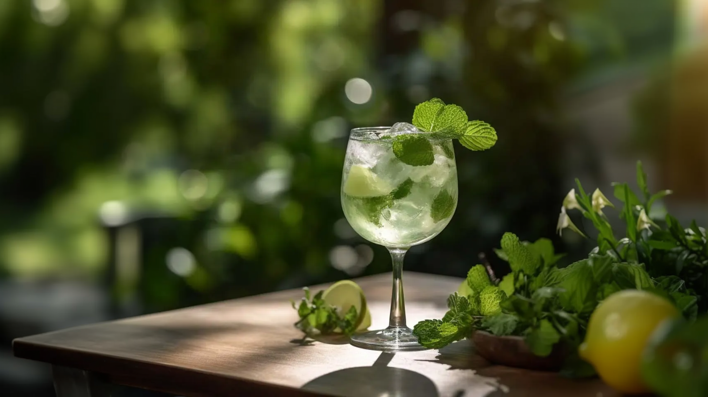 Der Hugo wird mit Minze, Holunderblütensirup und Schaumwein gemixt - und manchmal mit Limette.